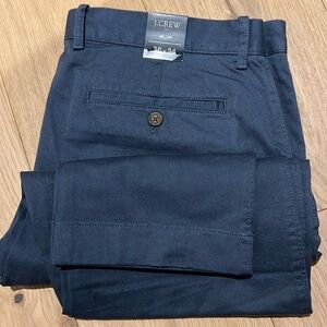 J. crew Men’s Navy Blue Chino Slim 36x34 Brand New with Tags